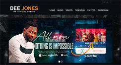 Desktop Screenshot of deejonesmusic.com